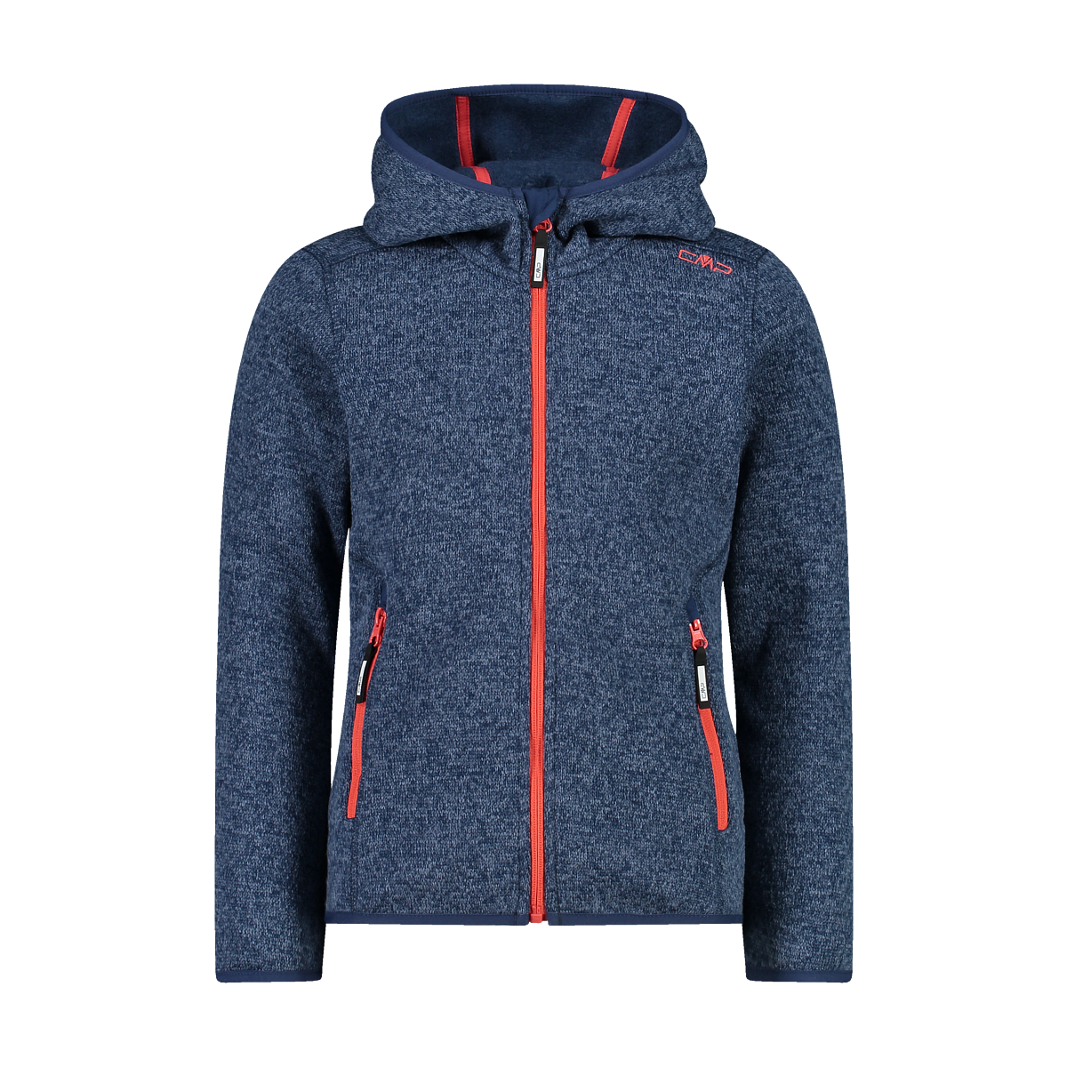 Polar Niña Mélange Knit-Tech Hooded Heavy