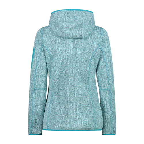 CMP Polar Tejido Mujer Jacket Fix Hood | Lake-Bianco - Rideshop