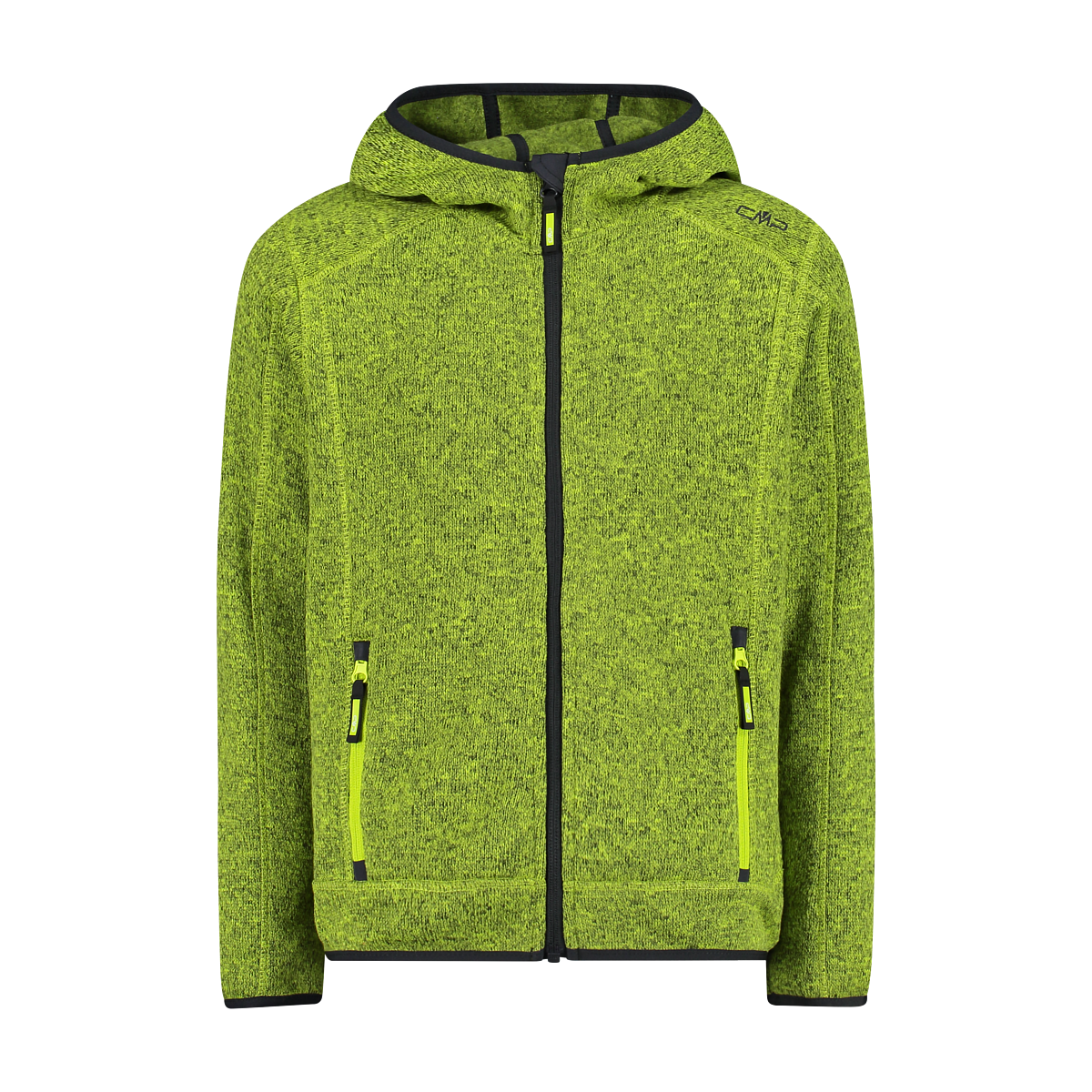 Polar Niño Mélange Knit-Tech Hooded Heavy Campagnolo