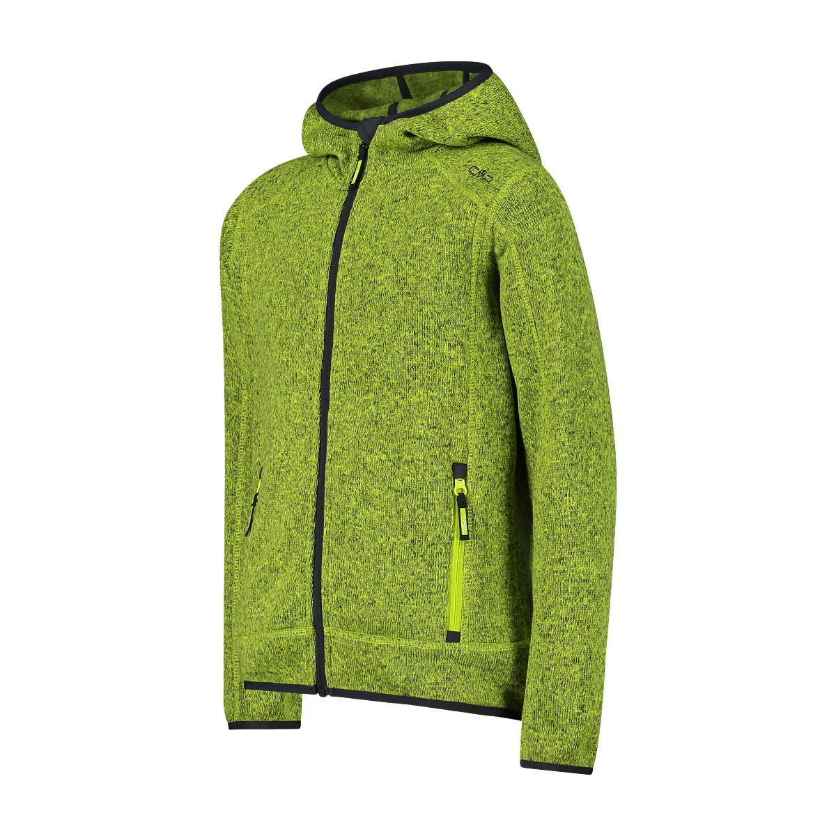 Polar Niño Mélange Knit-Tech Hooded Heavy Campagnolo