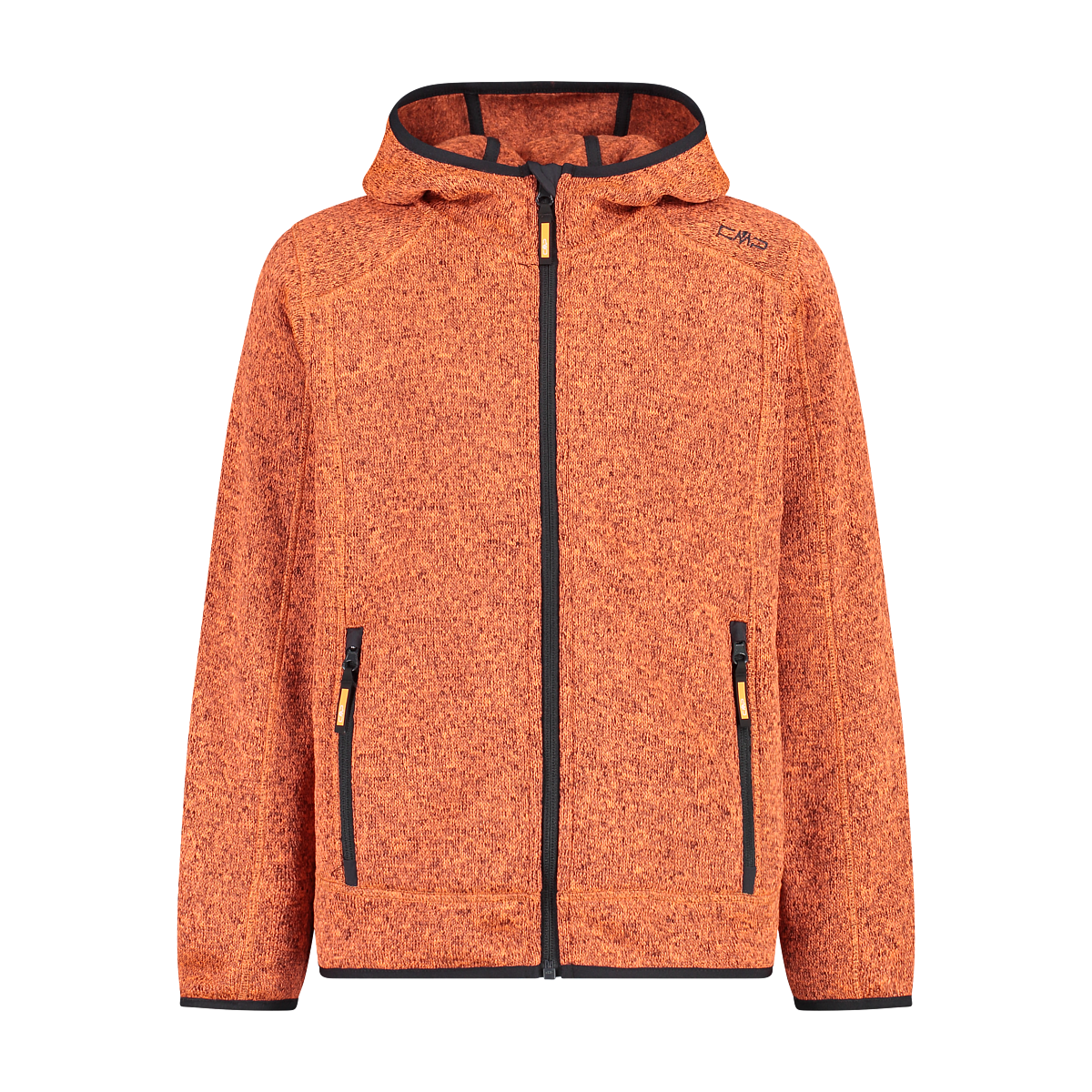 Polar Niño Mélange Knit-Tech Hooded Heavy Campagnolo