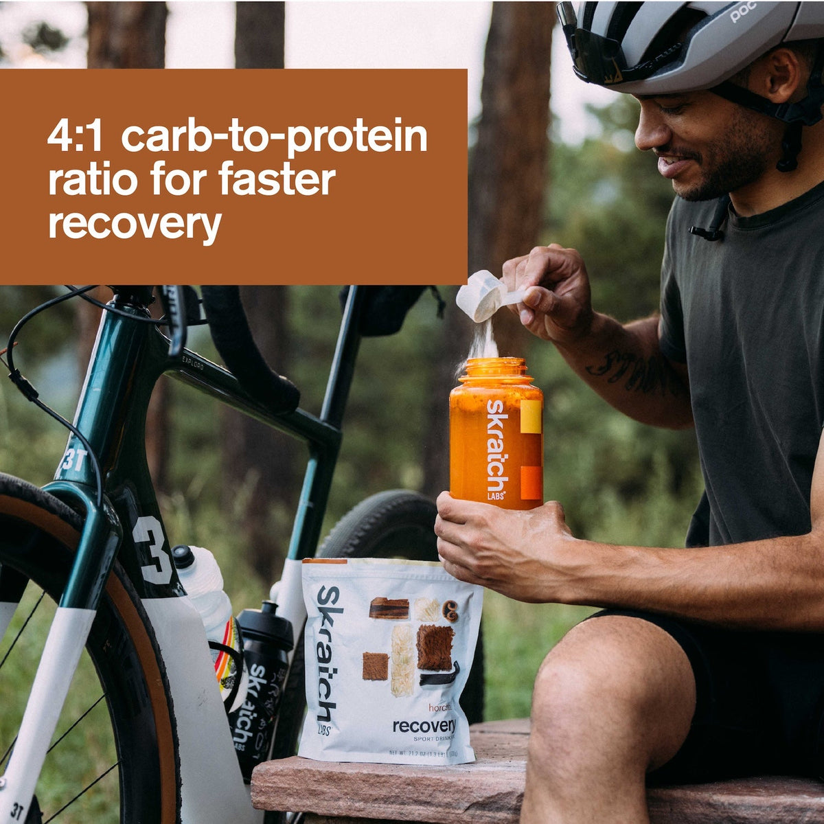 Skratch Labs Recovery Sport Drink Mix Horchata – Bolsa 1200 g (24 porciones) - imagen 3