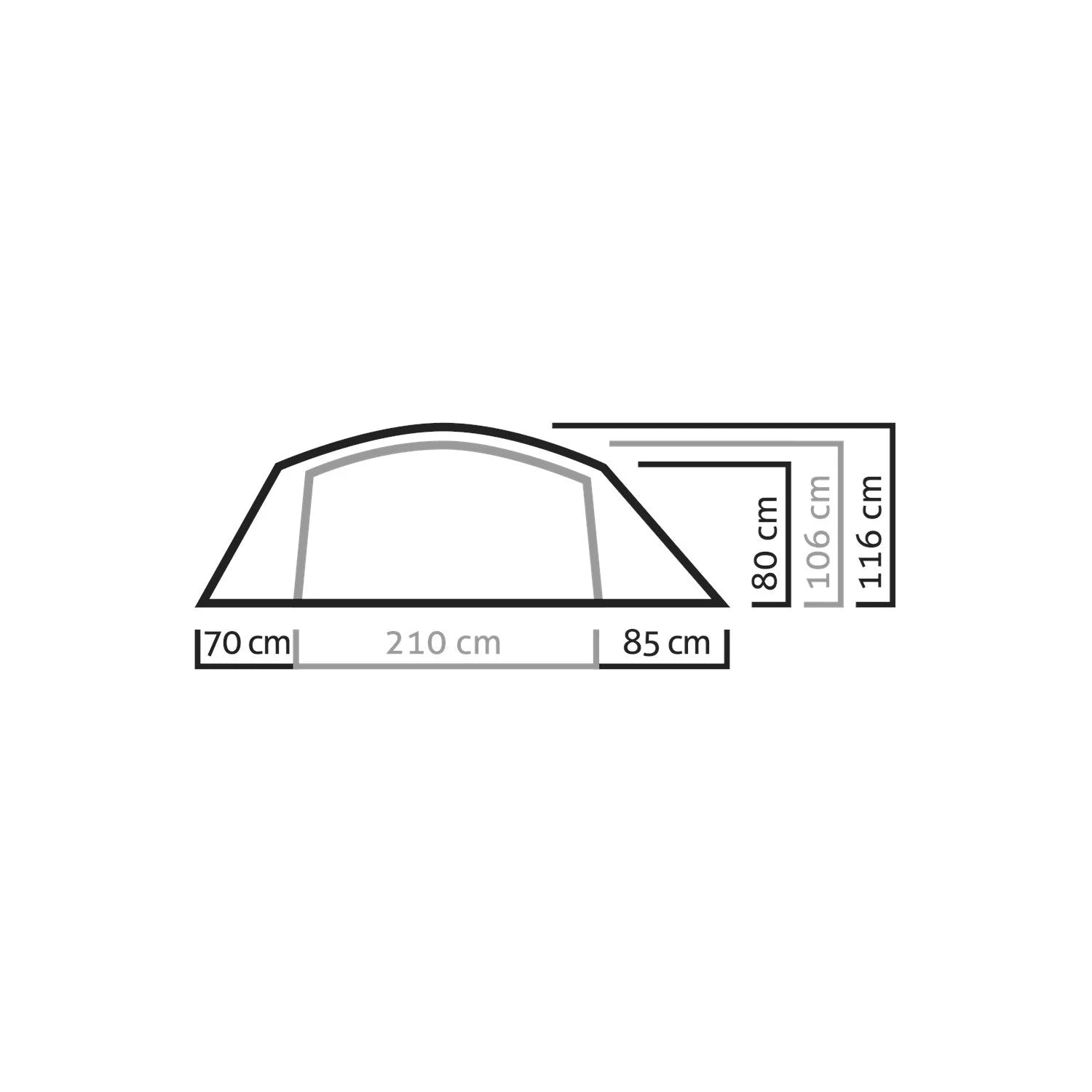 Carpa Salewa Sierra Leone III Tent Lightgrey-Cactus