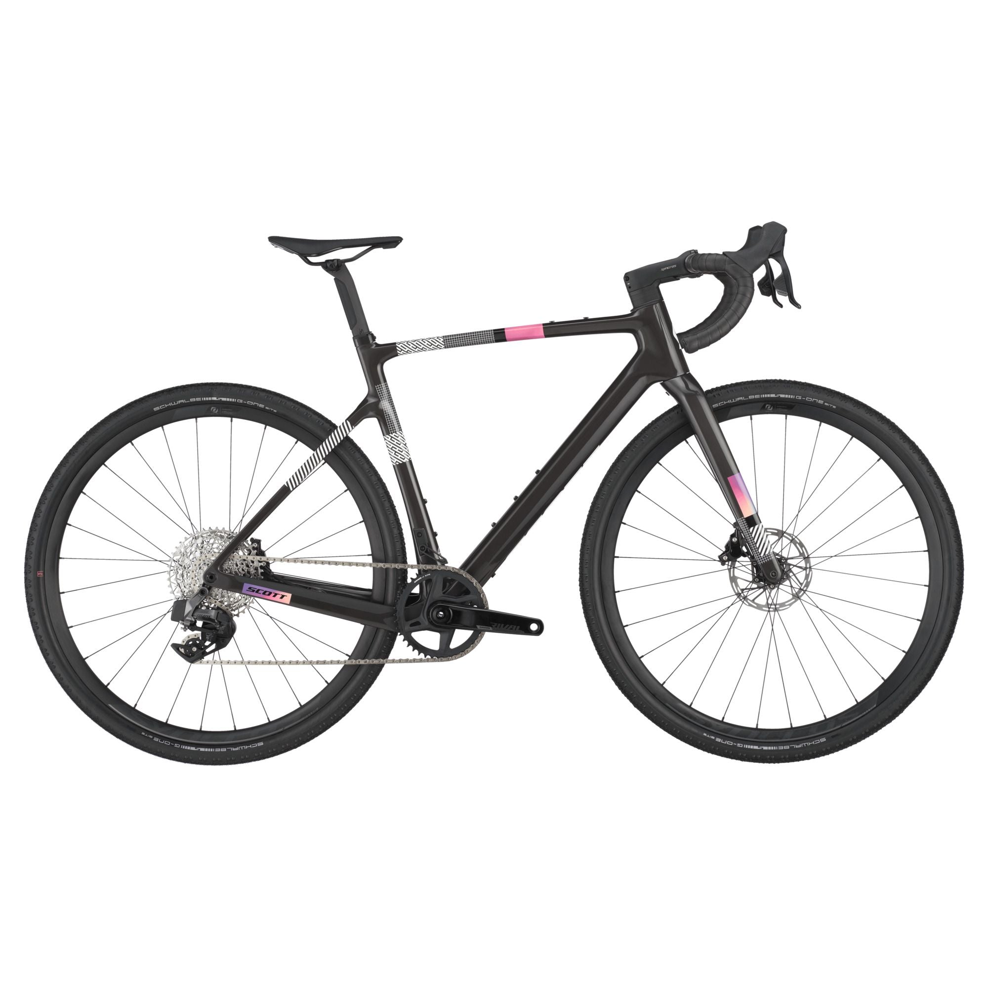 Bicicleta Gravel Scott Addict 30 Carbon Black