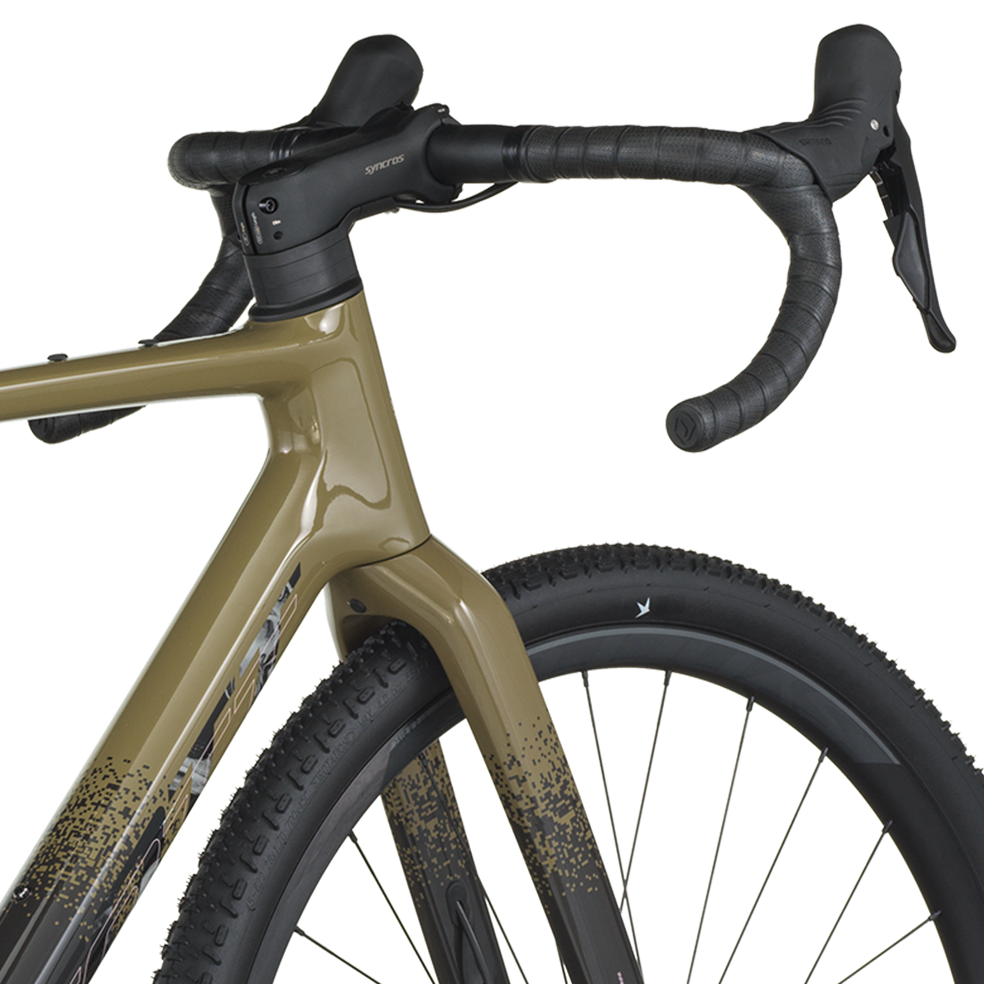 Bicicleta Gravel Scott Addict 40 Kaki Green Carbon Black