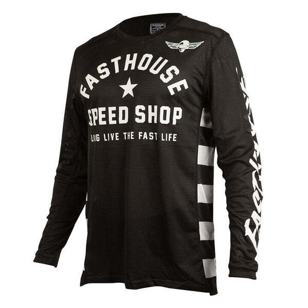 Jersey Fasthouse Grindhouse Oirginals Air Cooled Negro