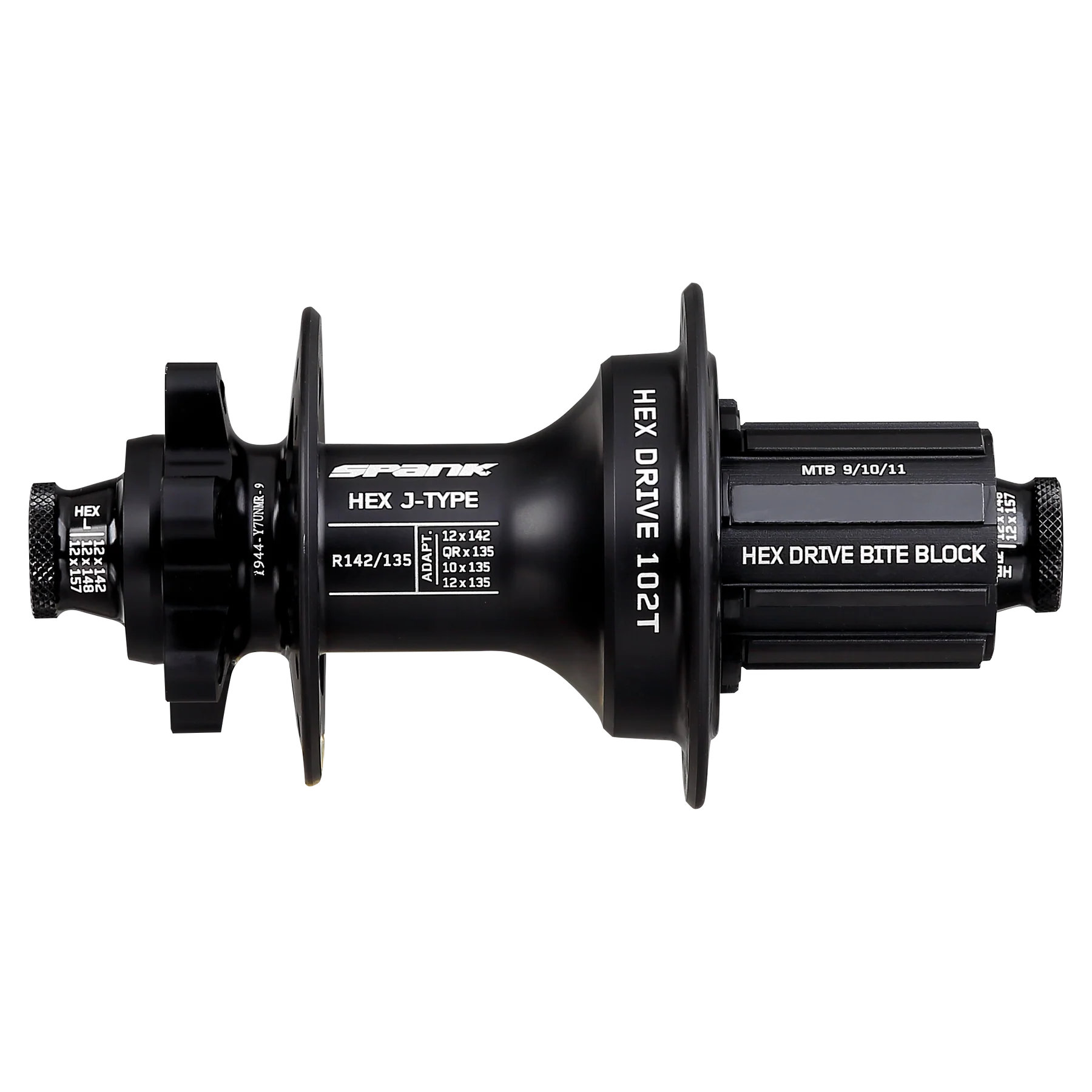 Maza Trasera Spank HEXDRIVE 102T JType  R135/142