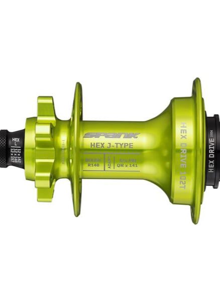 Spank Hex J-Type Boost R148 Xd Hub Green - Rideshop