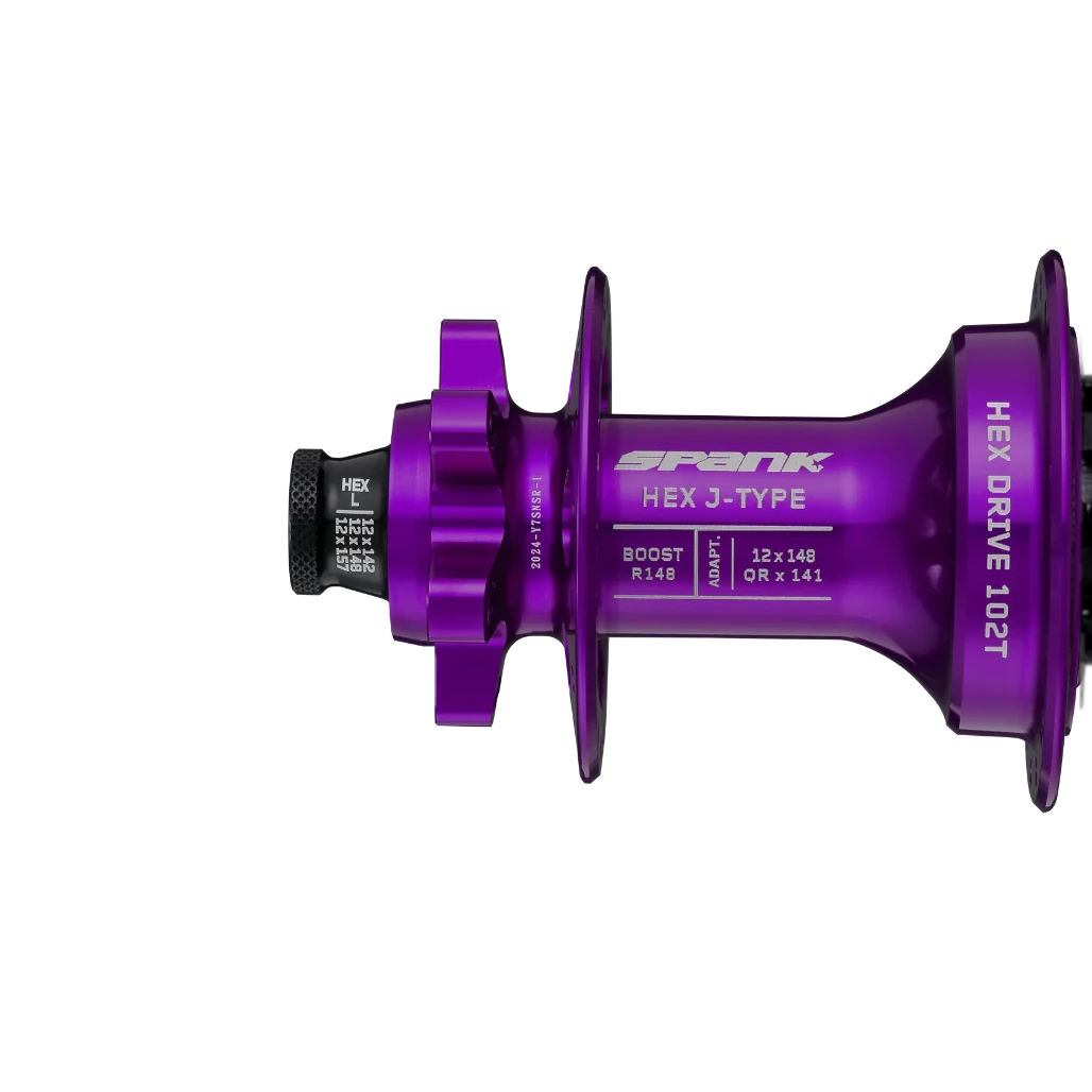 Spank Hex J-Type Boost R148 XD Bite Block Purple