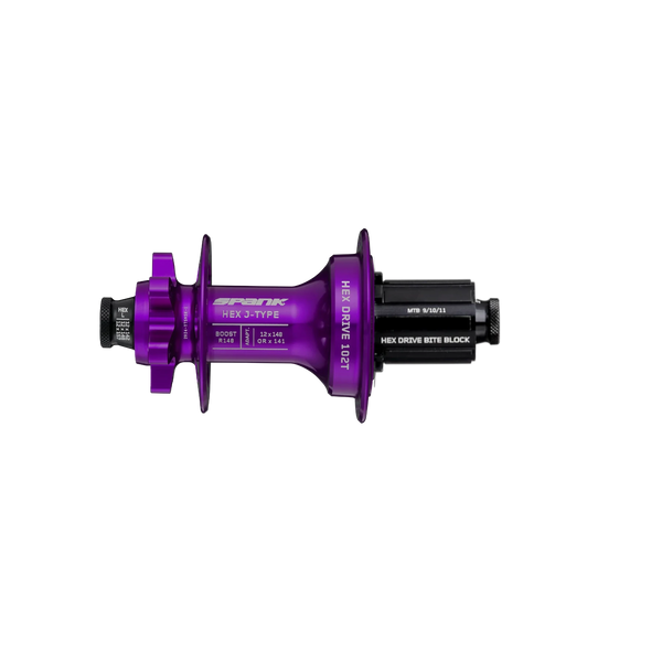Spank Hex J-Type Boost R148 XD Bite Block Purple
