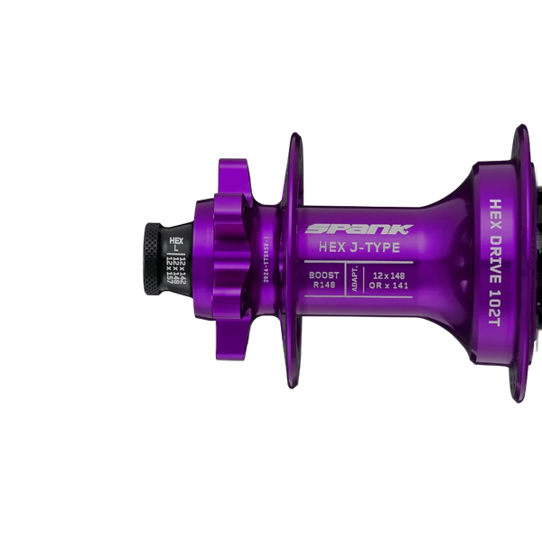 Spank Hex J-Type Boost R148 XD Bite Block Purple