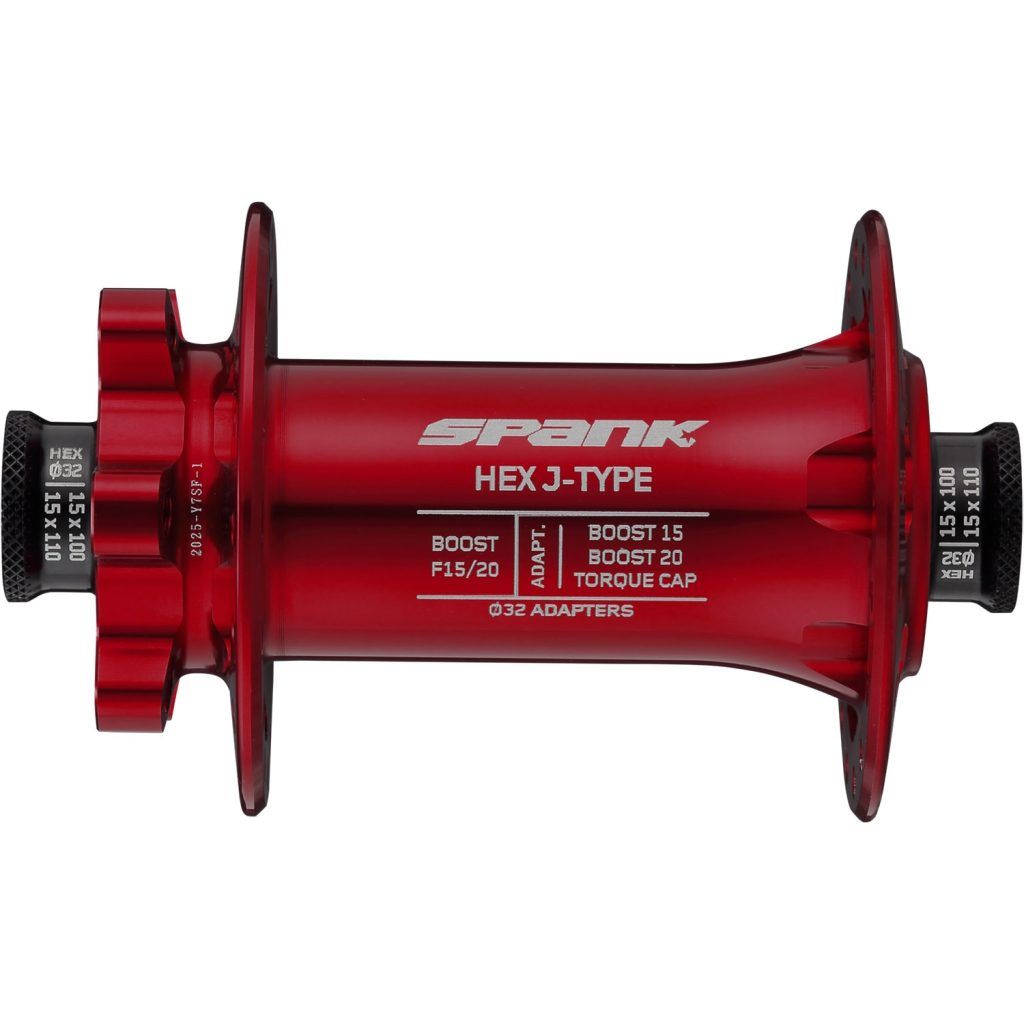Spank Hex J-Type Boost F15/20 32H Hub Red - Rideshop
