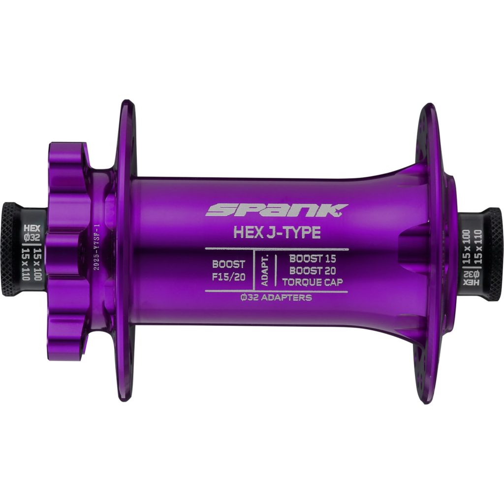 Spank Hex J-Type Boost F15/20 32H Hub Purple - Rideshop