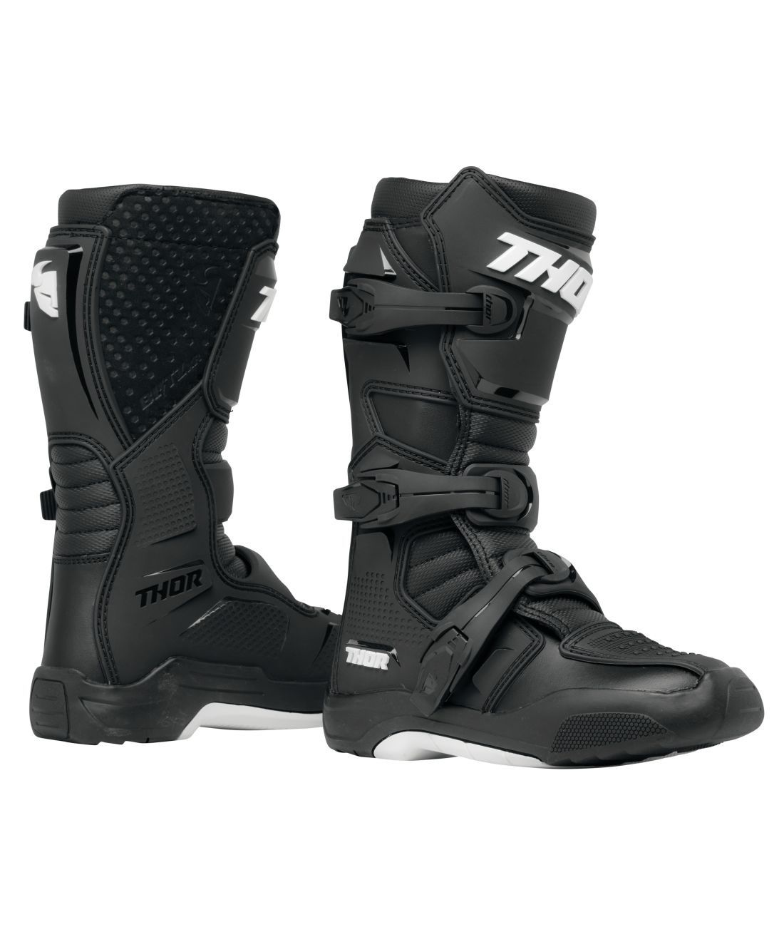 Botas de Moto Niño Blitz XR Negro Thor - Rideshop