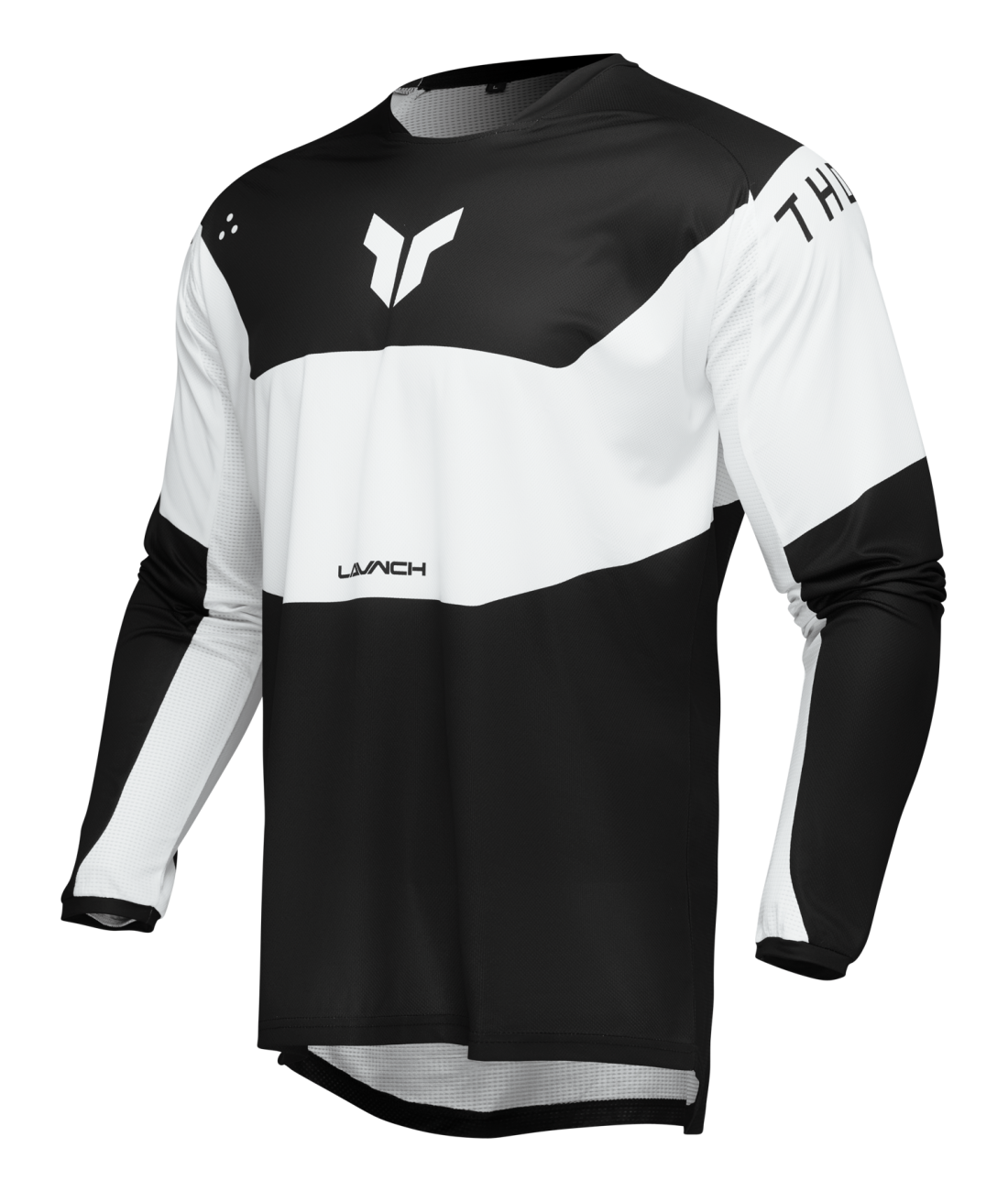 Polera Moto Thor Launchmode Storm Negro