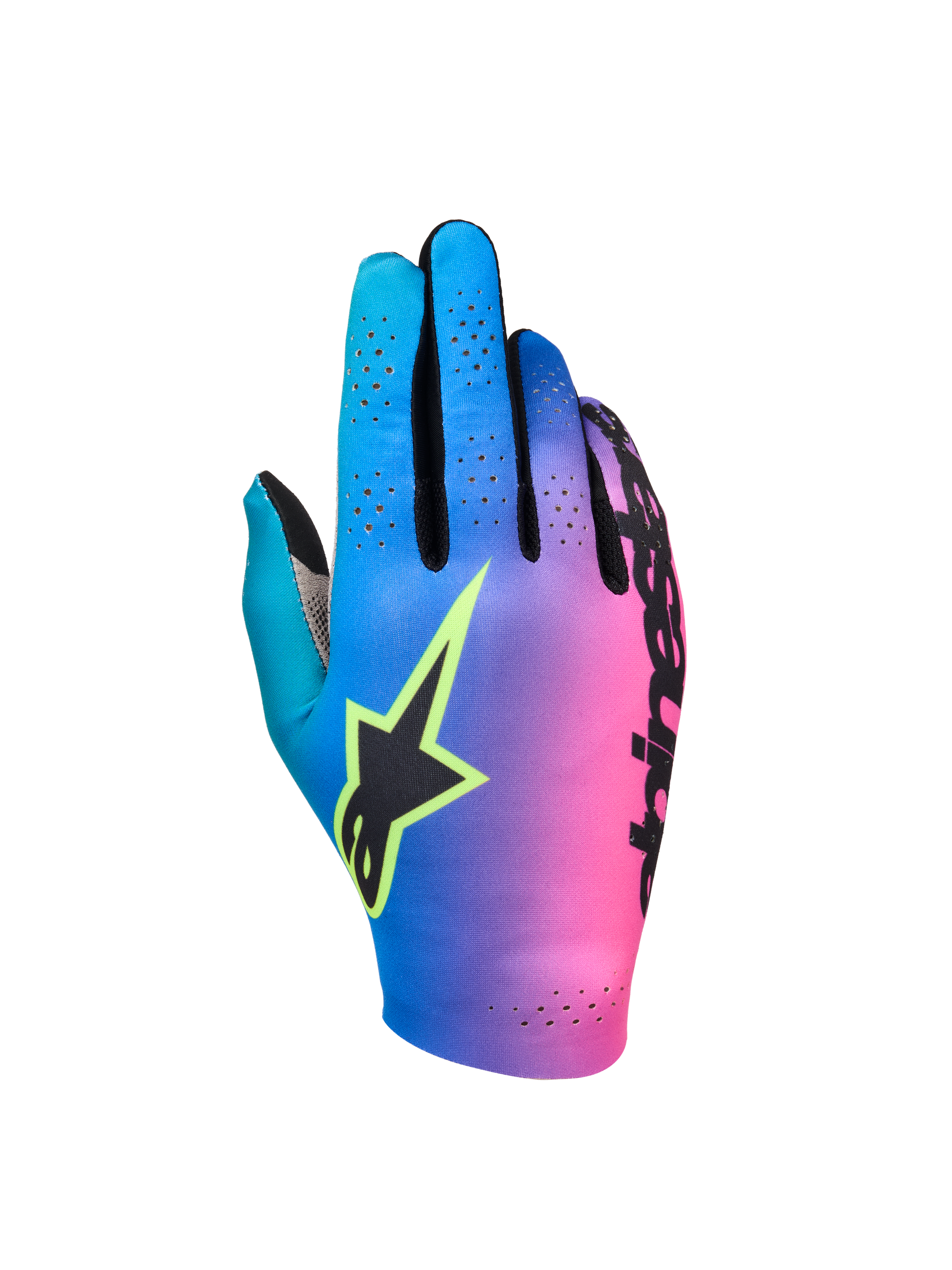 Guantes Sim Racing Alpinestars Graphic 2 - Celeste/Rosado S
