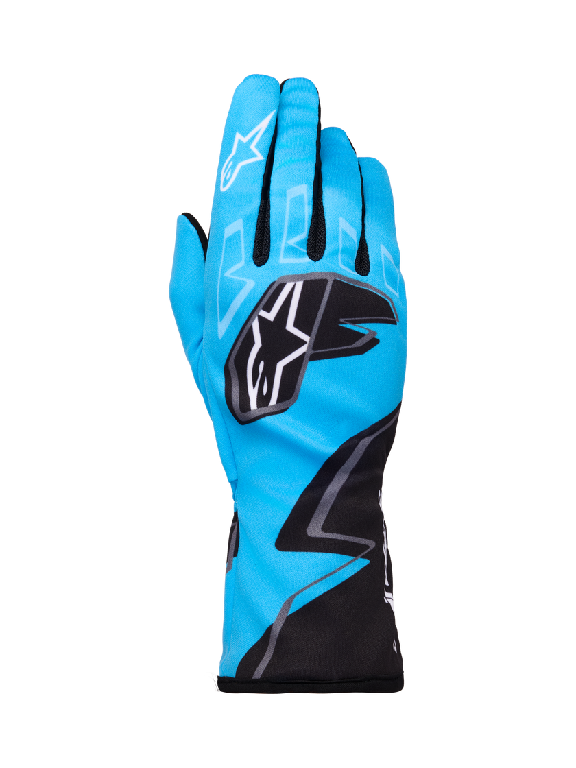 Guantes Karting Alpinestars Race V2 Graphic 1 Celeste/Negro - Celeste/Negro S
