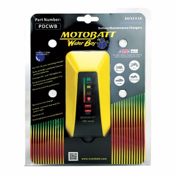 Cargador de Batería Motobatt Waterboy