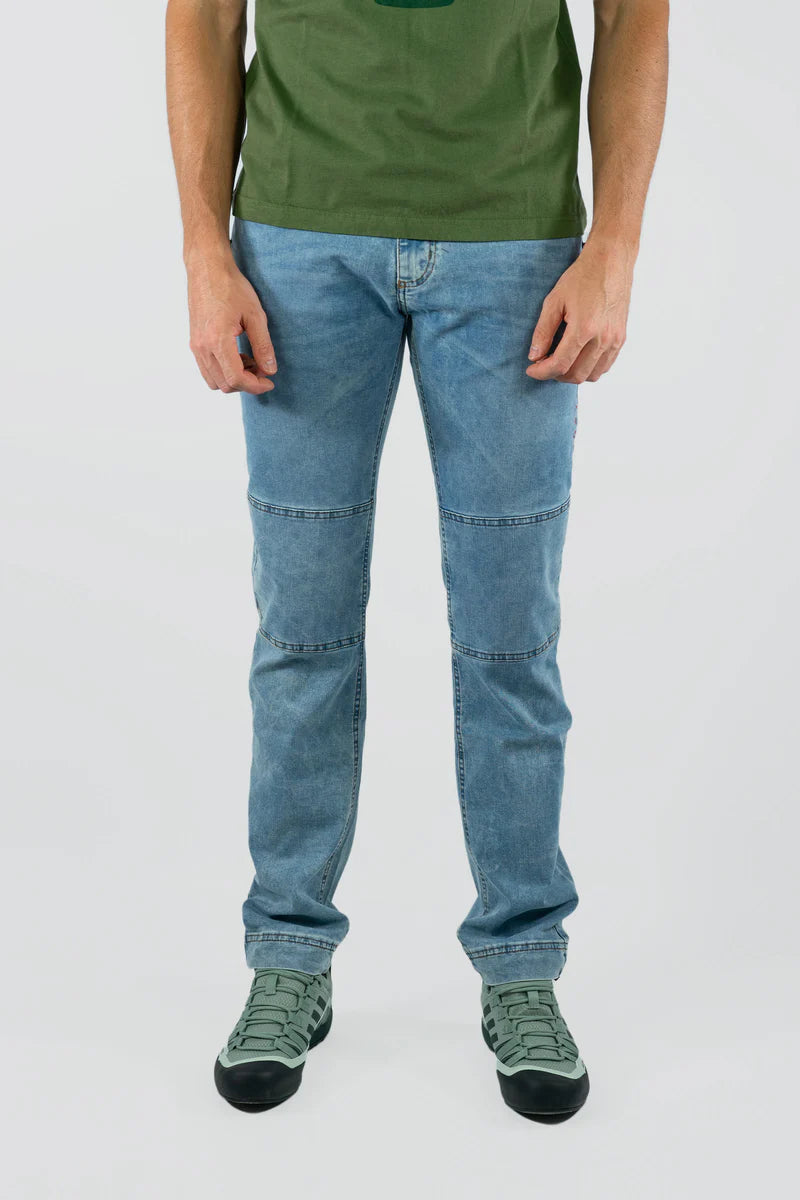 Pantalón Escalada Trekking Jeanstrack Roca Jeans Basalto Hombre