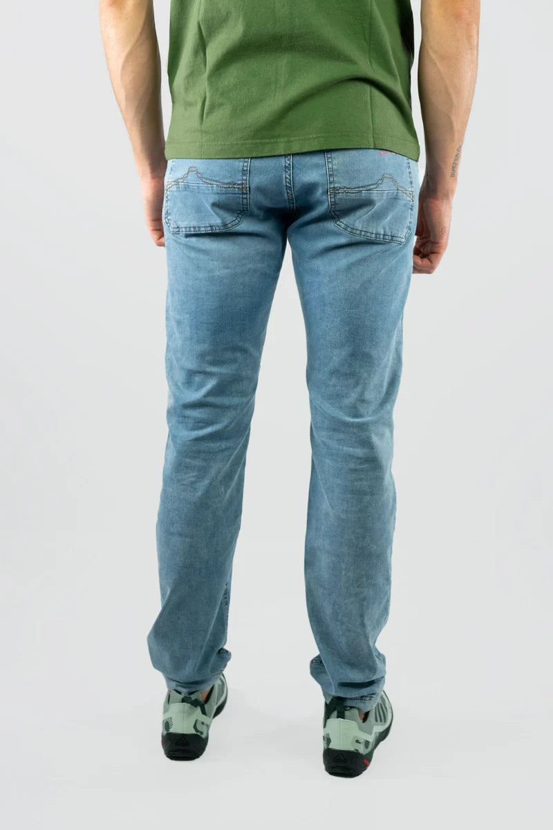 Pantalón Escalada Trekking Jeanstrack Roca Jeans Basalto Hombre
