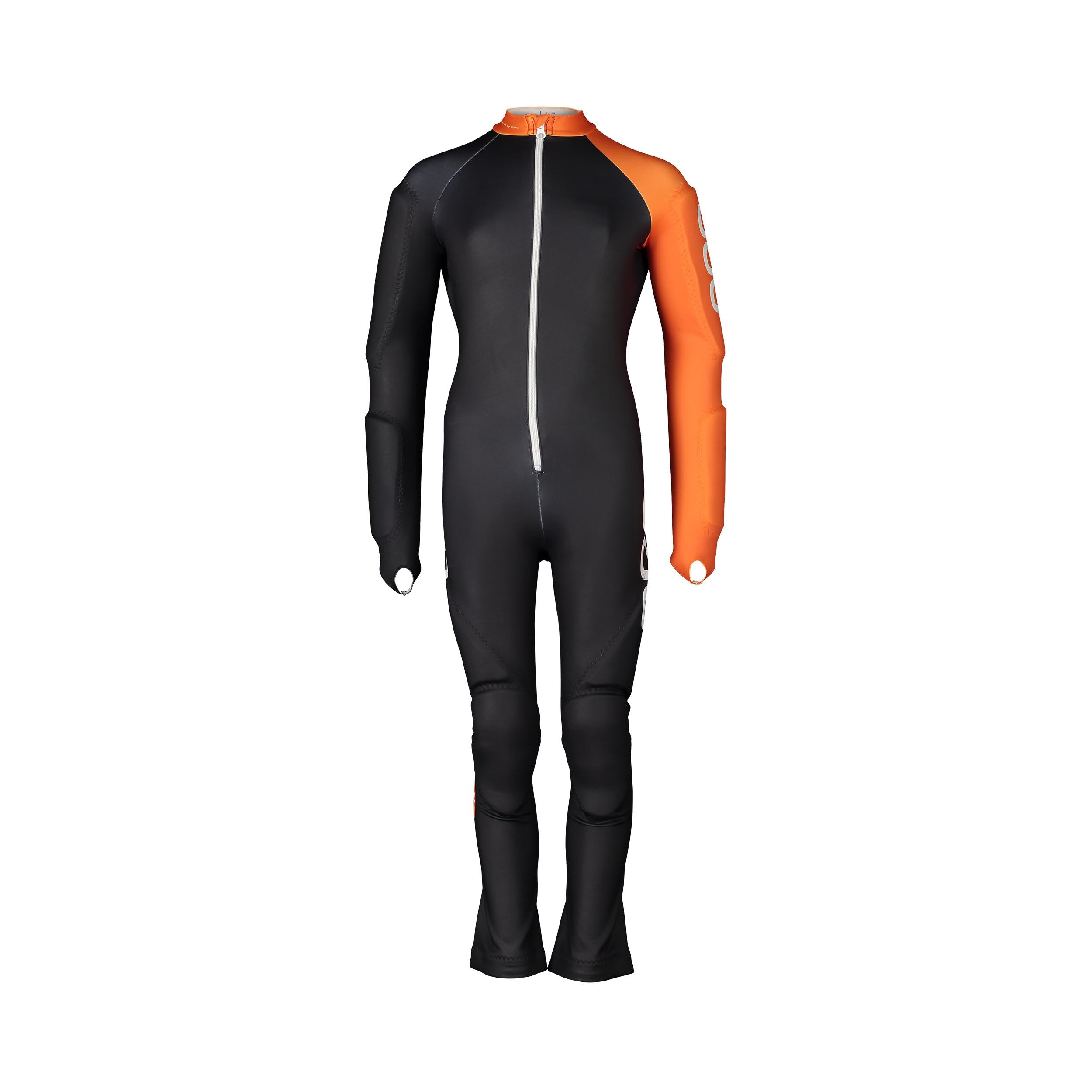 Traje de Descenso de Skin GS Junior Negro/Naranjo - Rideshop