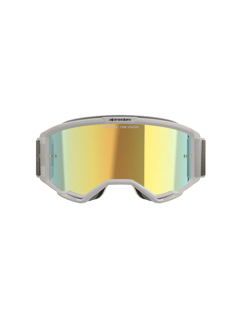 Antiparras Moto Espejada Alpinestar Vision 5 Hollow Dorado Talla Única