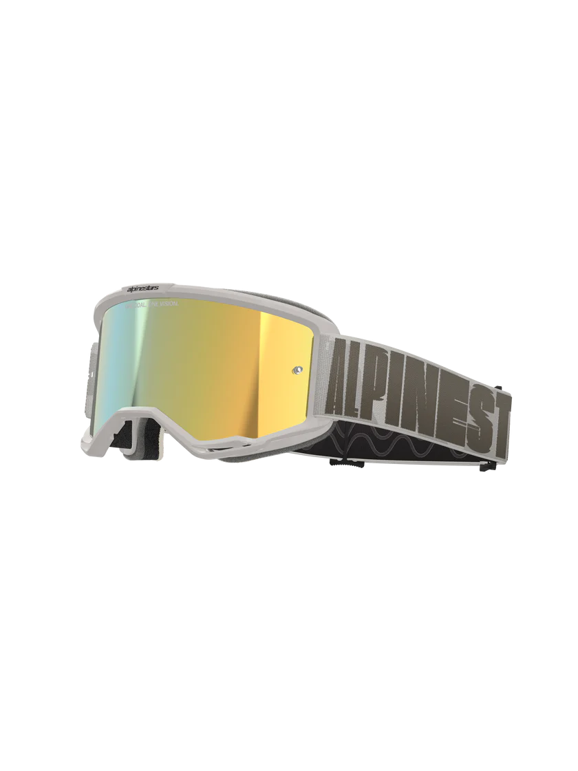 Antiparras Moto Espejada Alpinestar Vision 5 Hollow Dorado Talla Única