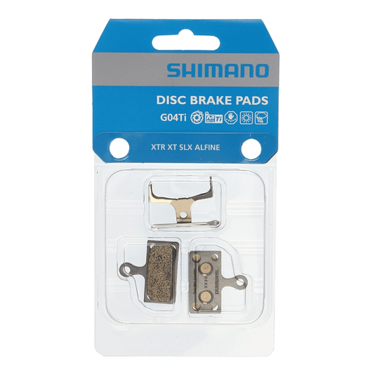 Shimano Pastilla Freno W/O Fin (G04Ti), Pad Spring, W/Split Pin, 1 Pair - Rideshop