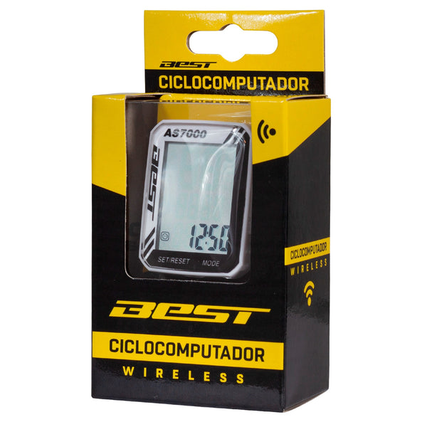 Ciclocomputador Best As-7000-3L Sin Cable 8 Funciones - Rideshop