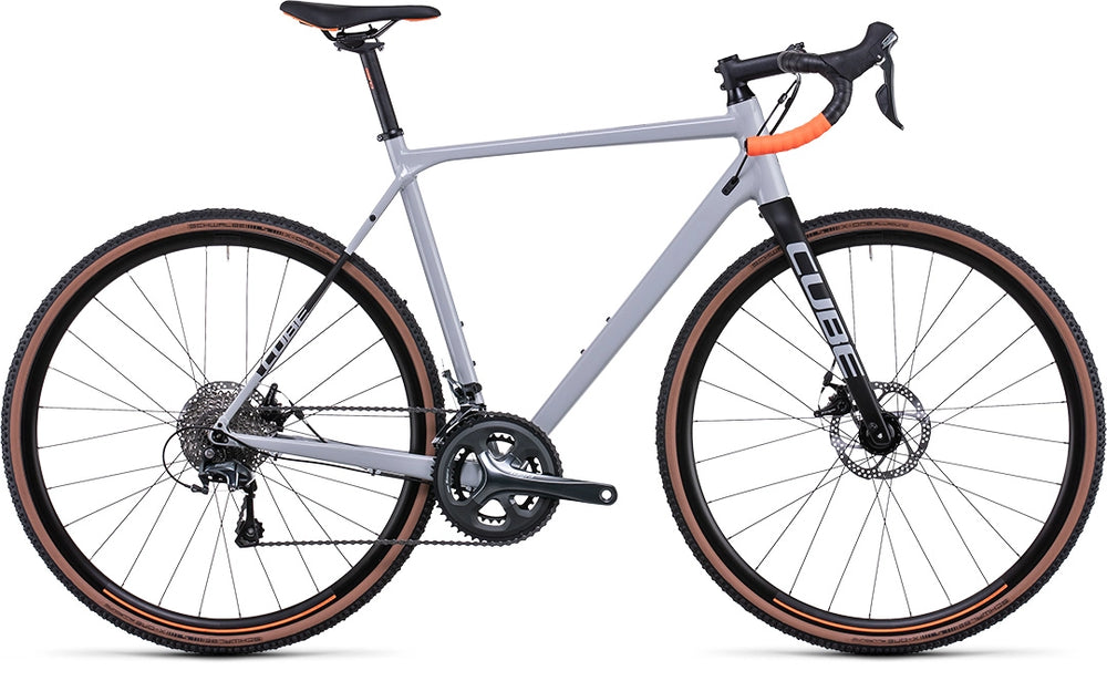 Cube Bicicleta Gravel Cross Race Grey´n´Orange - Rideshop