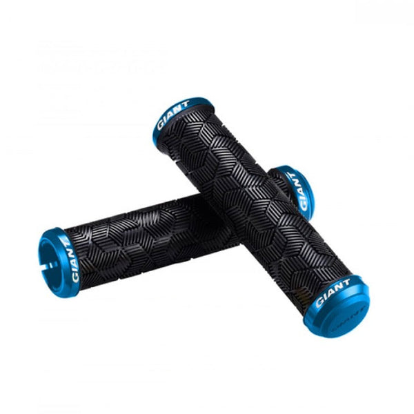 Giant Tactal Single Lock-On Grip Black/Blue - Rideshop