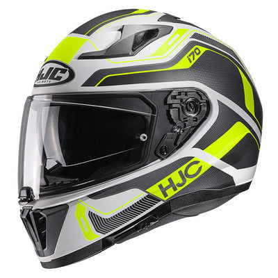 HJC Casco i70 Lonex Blanco/Gris/Amarillo Fluor - Rideshop