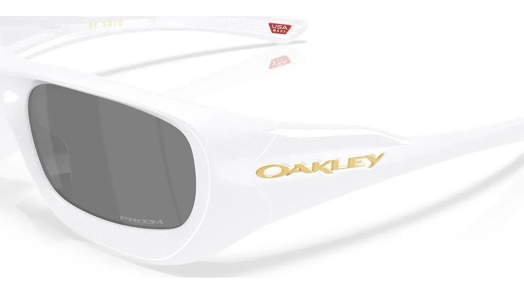 Anteojos Oakley De Soto Prizm Black Lenses Pearl White Frame