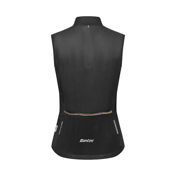 Cortaviento Santini UCI Hombre Black