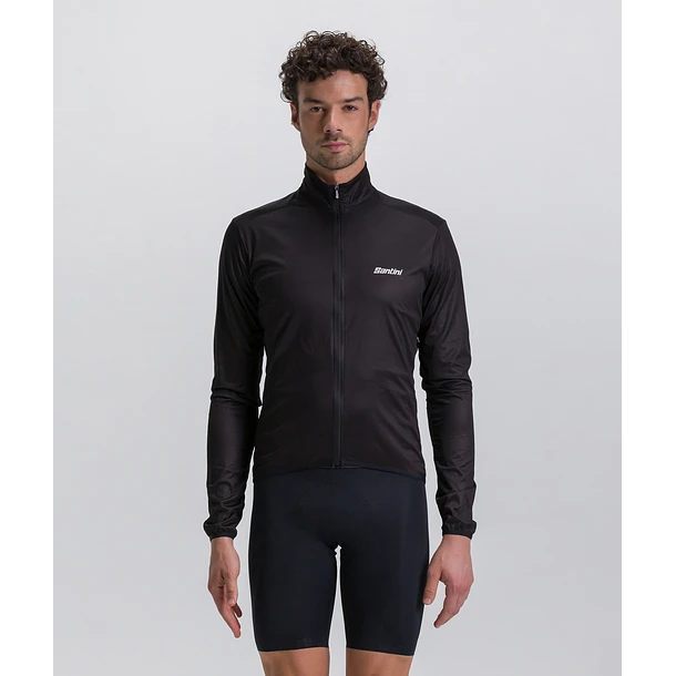 Cortaviento Santini Nebula Manga Larga Hombre Black