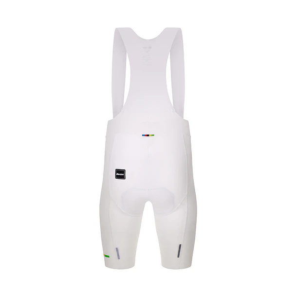 Bibshort Santini Mondo UCI World Champion Blanco
