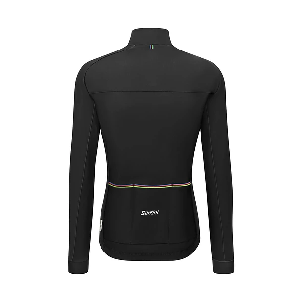 Cortaviento De Invierno Santini UCI Hombre Black