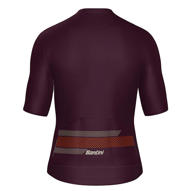 Jersey Santini Horizon2 Hombre Burgundy