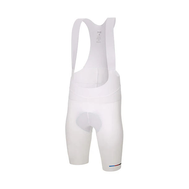 Bibshort Santini Mondo UCI World Champion Blanco