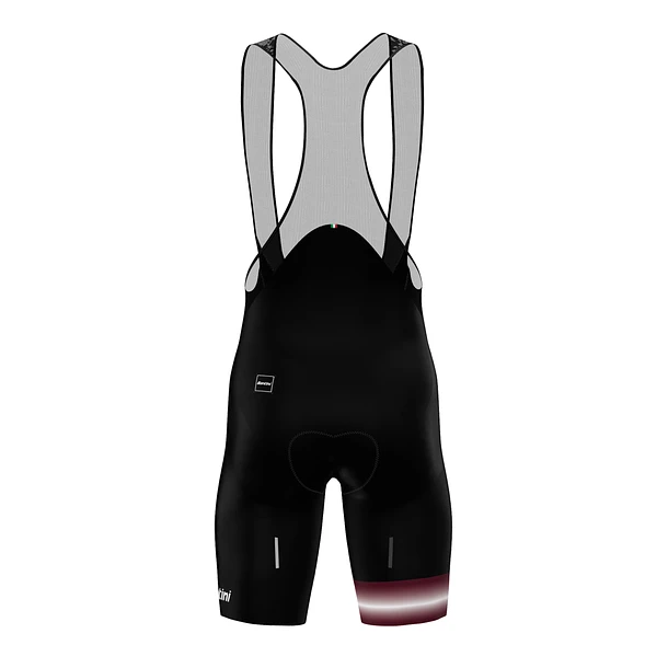 Bibshort Santini Horizon Burgundy