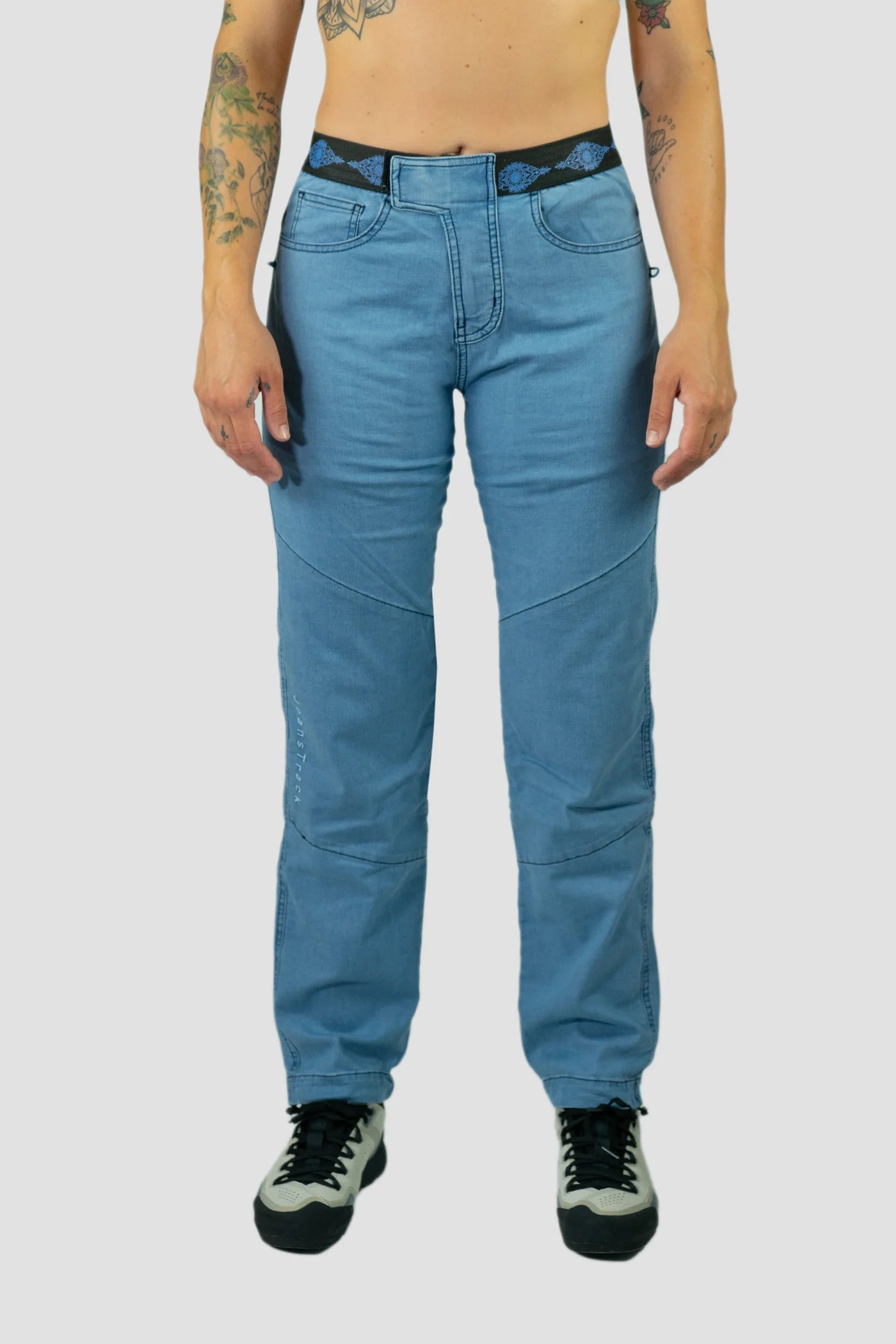 Pantalón Escalada Jeanstrack Trekking Tarya Jeans Bleach Mujer