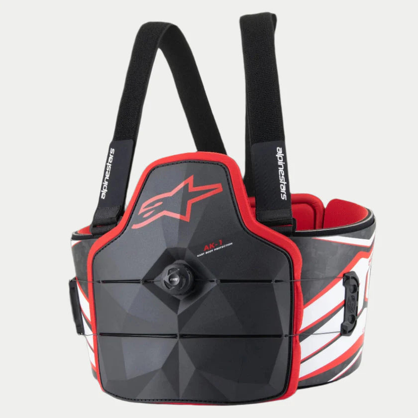 Costilleras Karting Alpinestars AK-1 Adulto Negro Blanco