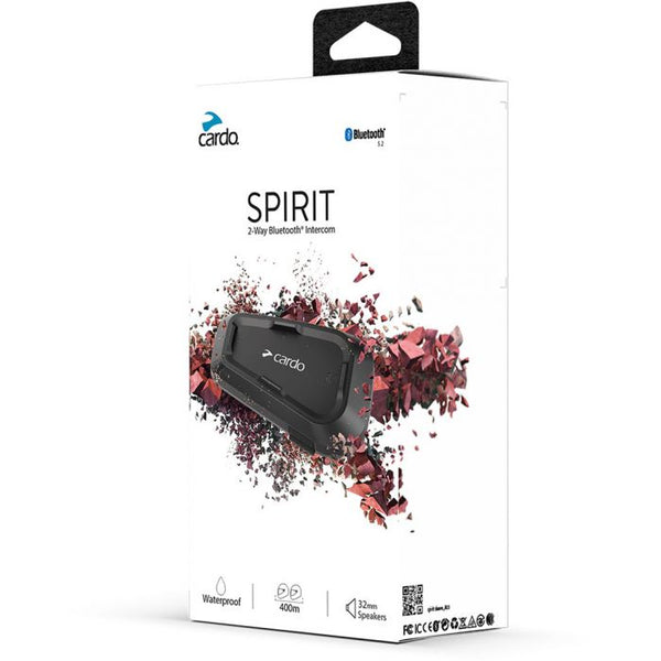 Cardo Intercom Spirit Single Intercomunicador Motos - Rideshop