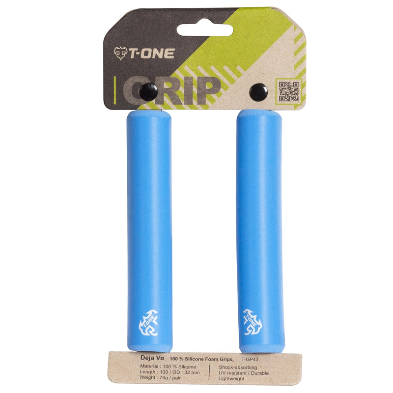 Puño Deja Vu-X T-One T-Gp43X Blue | Espuma Silicona Ultra Liviano - Rideshop