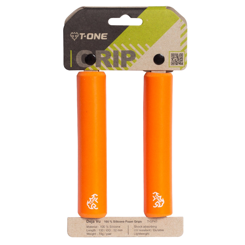 Puño Deja Vu-X T-One T-Gp43X Orange | Espuma Silicona Ultra Liviano - Rideshop