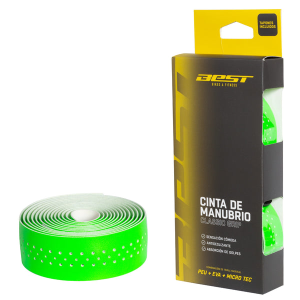 Cinta Manubrio Best Peu + Eva + Micro Tec Classic Grip Verde - Rideshop