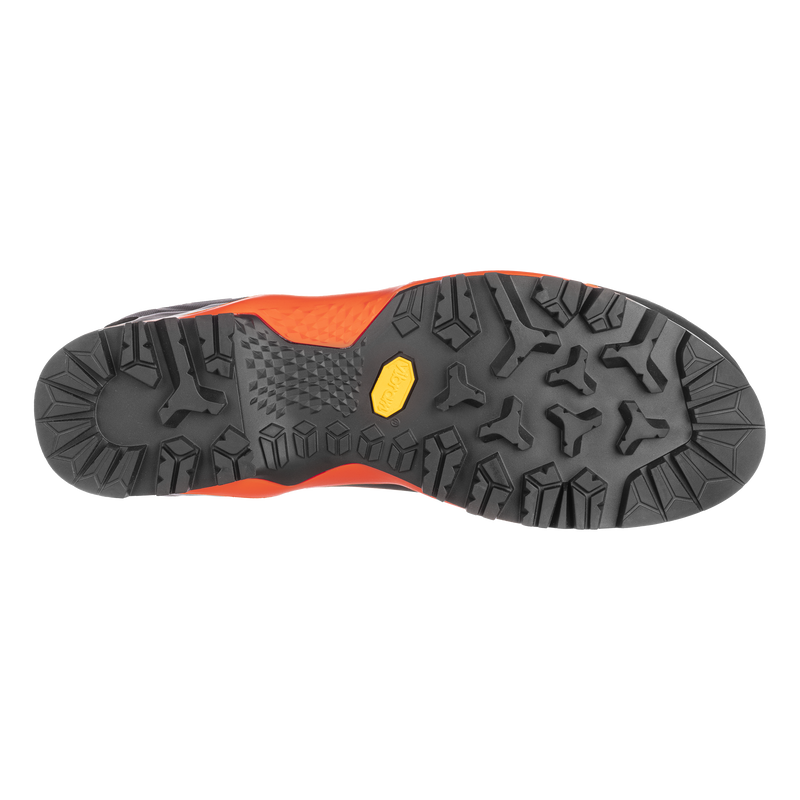 Salewa Zapato Hombre Mtn Trainer Mid Gtx Asphalt/Fluo Orange - Rideshop