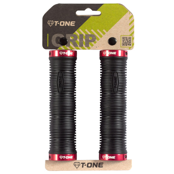 Puño Layer T-One T-Gp45 2 Lock Acanalado Circular | Negro - Rideshop