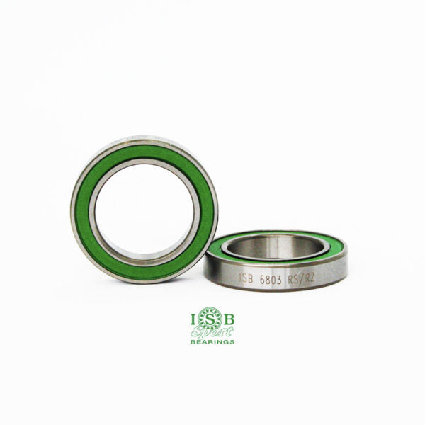 Rodamientos de acero ISB 6803 RS/RZ (17x26x5mm) - Rideshop