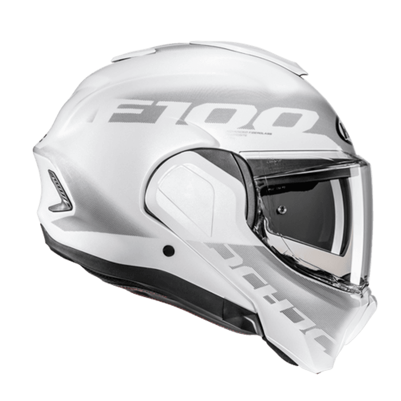 Casco HJC F100 Hetal MC10 Gris/Blanco